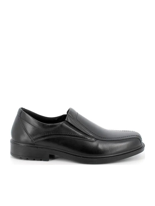 Leder Herren Freizeitschuhe Schwarz