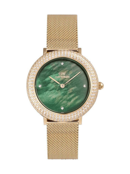 Daniel Wellington Melrose Women's Watch with Pink Gold Metal Bracelet