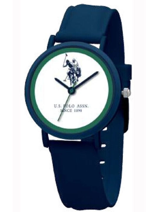 U.S. Polo Assn. Remy Damen Uhr mit Blau Kautsch...