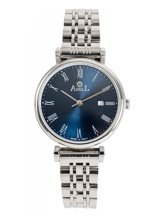 Anell Women's Watch with Silver Metal Bracelet