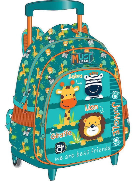 Trolley-Tasche Must Team Vorschule 27x10x31 2 Fächer Dschungeltiere