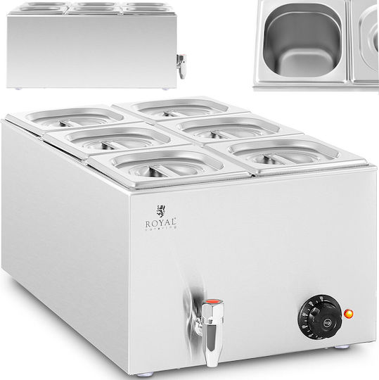 Royal Catering Топлоизлъчващ бюфет с мощност 600W