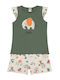 Minerva Kids' Pajamas Summer Khaki Safari