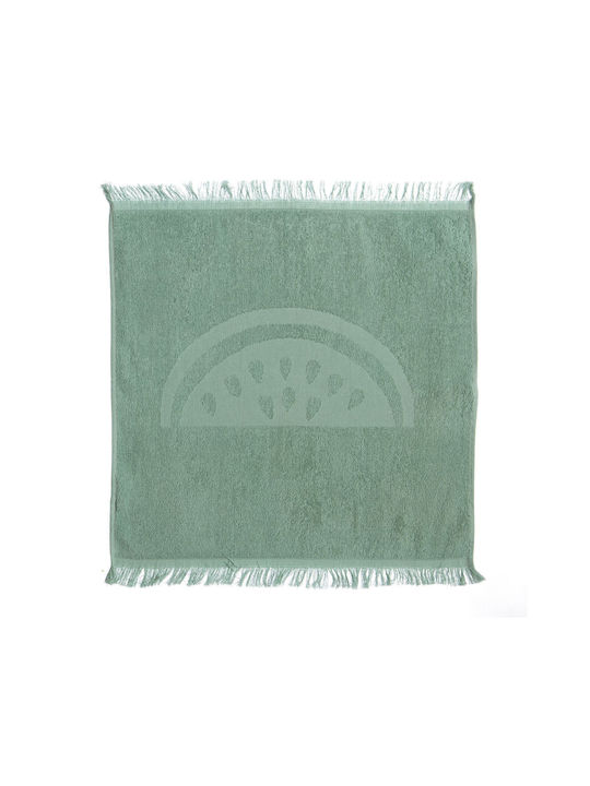 Nef-Nef Homeware Watermellon Tea Towel from 100% Cotton in Green Color 50x50cm