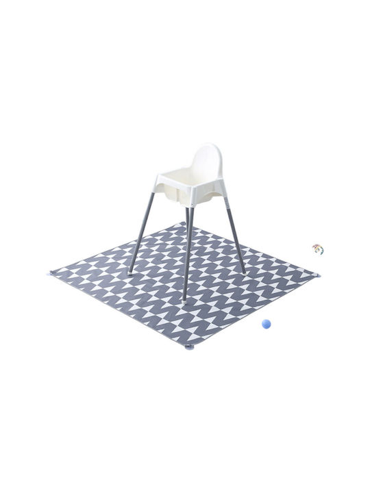 Queen Mother Big Waves Covor Pentru Copii Gri 130x130cm