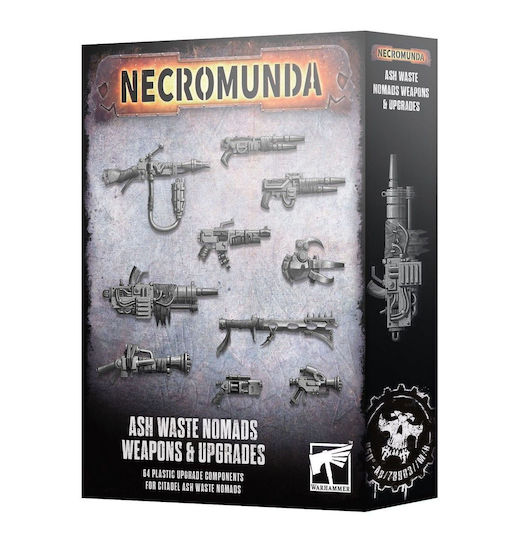 Games Workshop Necromunda - Ash Waste Nomads Weapons & Upgrades Figure Accessory" 64τμχ