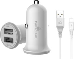 Leewello Φορτιστής Αυτοκινήτου με Θύρες 2xUSB-A και Καλώδιο Lightning Leewello Φορτιστής Αυτοκινήτου με Θύρες 2xUSB-A και Καλώδιο Lightning