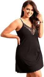 Γυναικείο Babydoll Annamu Μαύρο A-1054