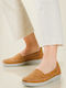 Damen Slip-Ons Tabac Braun