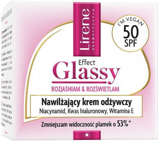 Lirene Ενυδατική Κρέμα Προσώπου Ημέρας με SPF50 50ml