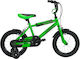 Clermont Rocky 14" Kids Bicycle BMX (2025) Green
