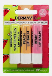 Derma V10 Lip Balm 3PACK Derma V10 Lip Balm 3PACK