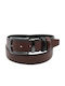 Men's Belt Leather Double Sided Black/Brown