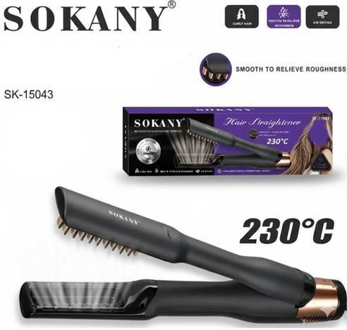 Sokany SK-15043 Haarglätter mit Keramikplatten 1200W