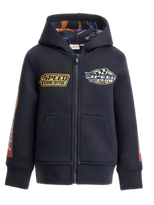 Kinderstrickjacke Blue Black