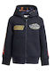 Kinderstrickjacke Blue Black
