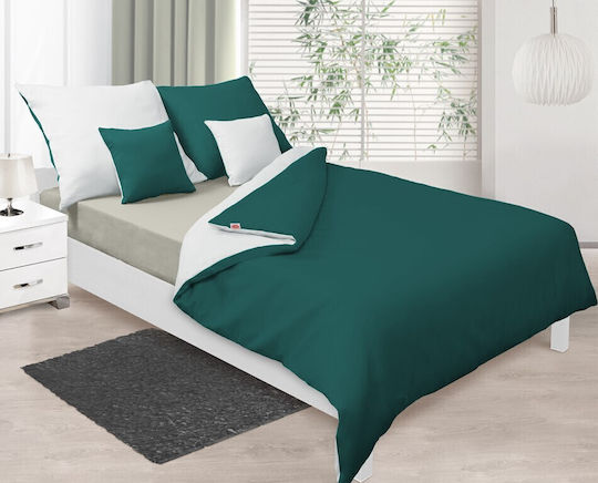 Matex Подредба Единичен 140x200 White/green