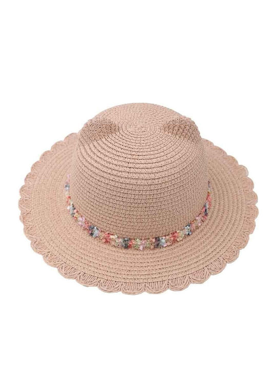 Aquablue Kids' Hat Straw Pink