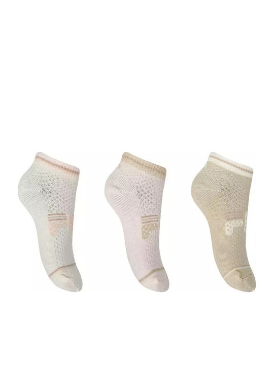 FILA Kids' Socks Invisible Multicolored 3 Pairs