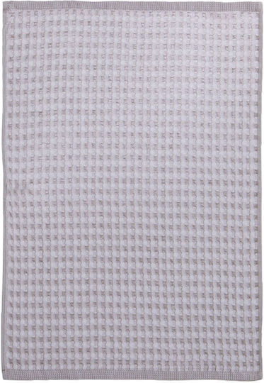 Nef-Nef Homeware Main Ποτηρόπανο από 100% Βαμβάκι σε Γκρι Χρώμα 45x68cm