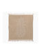 Nef-Nef Homeware Tea Towel from 100% Cotton in Beige Color 50x50cm