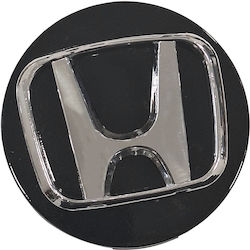 Honda Radnabenkappe Chrom Schwarz 57mm 1 Stk