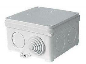 Simet Πλαστικό Κουτί Κατασκευών 83x83x53mm Λευκό (35110206)
