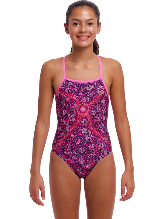 Funkita Детски Бански Една част Pink