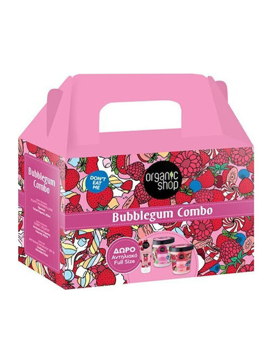 Natura Siberica Bubblegum Combo Hautpflegeset für Feuchtigkeitsspendend & Reinigung Körperreinigung 3Stück