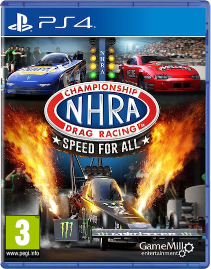 NHRA Championship Drag Racing: Speed For All PS4 Game