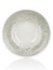 By Bone Plate Soup made of Porcelain Gray with Diameter 27cm