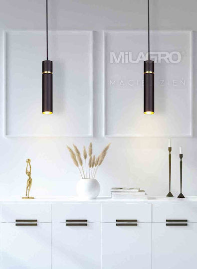 Eko Light Lustră Suspendată Negru