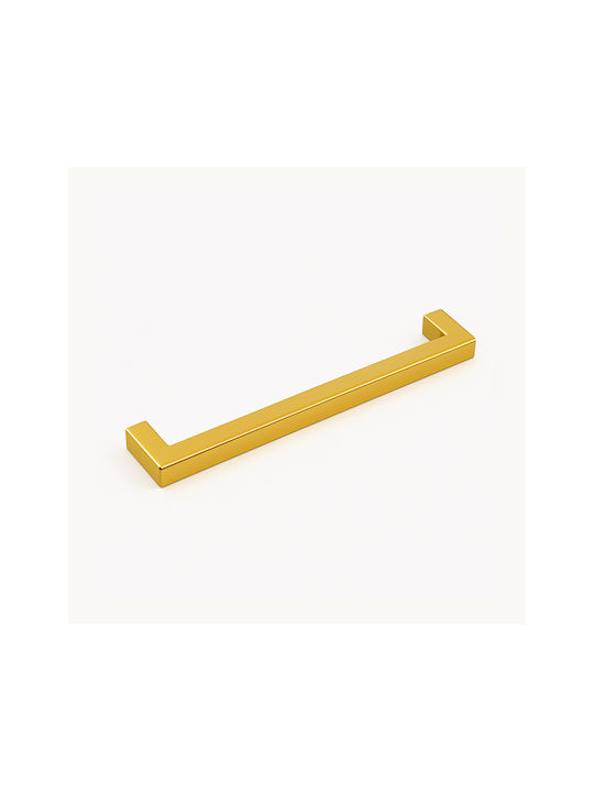 Mital Furniture Handle Metal Gold Glossy with Hole Centers 288mm 3130BOL-288