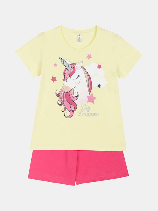 Dreams by Joyce Kinder-Nachtwäsche Sommer Gelbe...