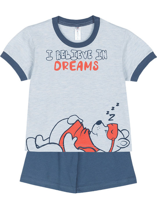 Dreams by Joyce Детска пижама Лятна Sky Blue In Dreams