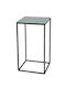Square Side Table Metal Blue Mosaic L34xW34xH62cm.