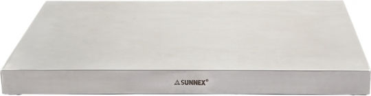 Sunnex Ορθογώνια Πλάκα Σερβιρίσματος Inox Ψυχόμενο Πλατό