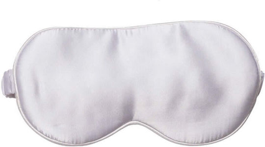 Kentia Stylish Silk Silk Sleep Mask 20x9cm White