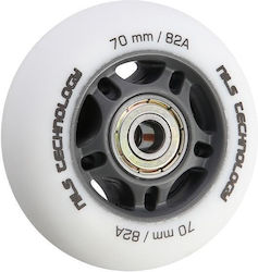 Pu 70x24 82a White Matte 4 Pcs + Abec-9 8 Pcs Nils Extreme Set