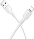 Borofone Редовна USB-A към Lightning кабел Бял 1м (2844)