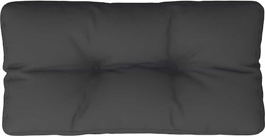 vidaXL Pernă Waterproof Pentru Bancă De Perne Pentru Scaune De Grădină Neagră 40x80cm