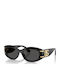 Dolce & Gabbana Women's Sunglasses with Black Tartaruga Horn-Rimmed Frame and Grey Lens DG4502 501/87