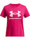 Παιδικό T-shirt Μπορντό Big Logo Ss