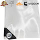 Dalimond Waterproof Tarpaulin 650gr/m² 5x6m. Heavy Duty White