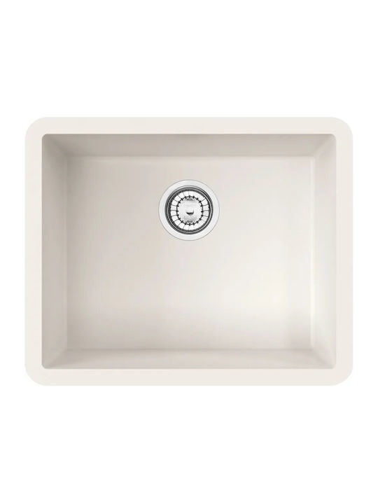 Franke Solid Surface Ένθετος Νεροχύτης από Συνθετικό Γρανίτη Μ50xΠ40cm Λευκός