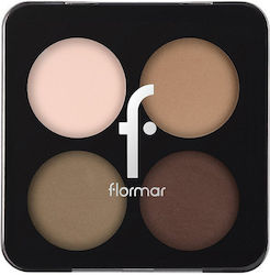 Flormar Paletă Matifiant 04 Swiss Chocolate 6gr