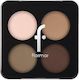 Flormar Παλέτα με Σκιές Ματιών Matte σε Στερεή Μορφή 04 Swiss Chocolate 6gr