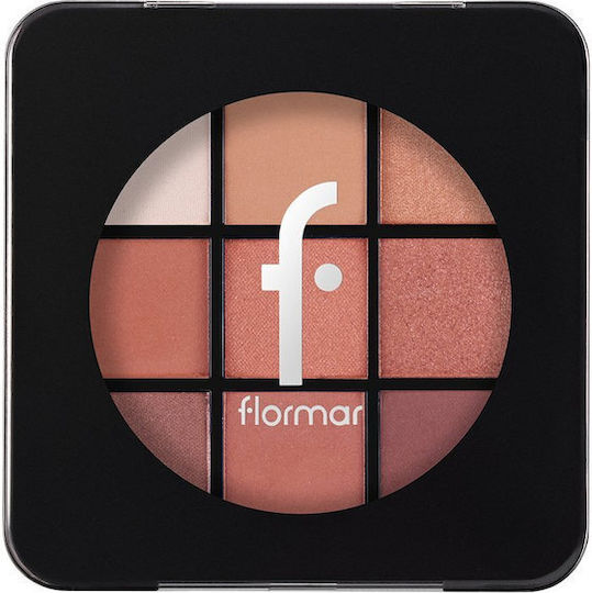 Flormar Παλέτα με Σκιές Ματιών Matte σε Κρεμώδη Μορφή 003 Sunset 9gr