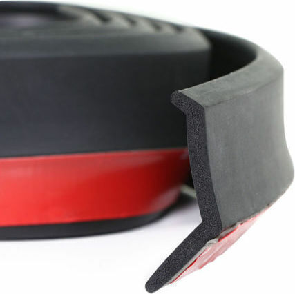 Samurai Schutzstoßstangenband 2,5 cm x 5 cm 1 Stk. Schwarz