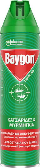 Baygon Crawling Insecticide Spray for Cockroaches / Ants / Spiders 400ml